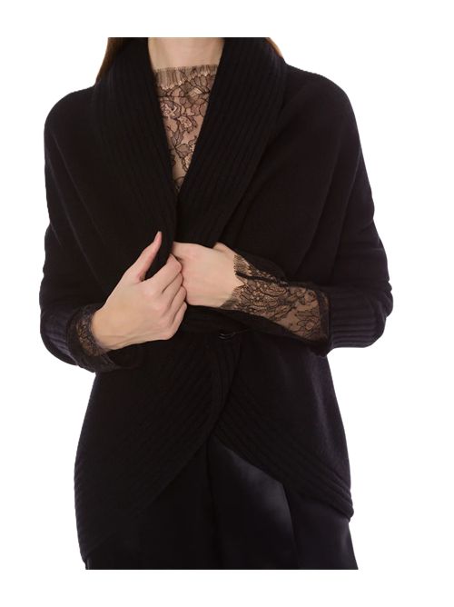 Cardigan in lana merino e cashmere Alberta Ferretti Alberta Ferretti | 252U_090366010555 NERO